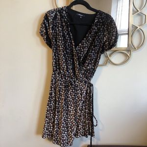 Madewell Velvet Wrap Dress